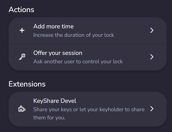 KeyShare Extension